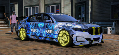 BMW B7 Alpina Angels of Death [Dinamic Lights] | 3D Customs