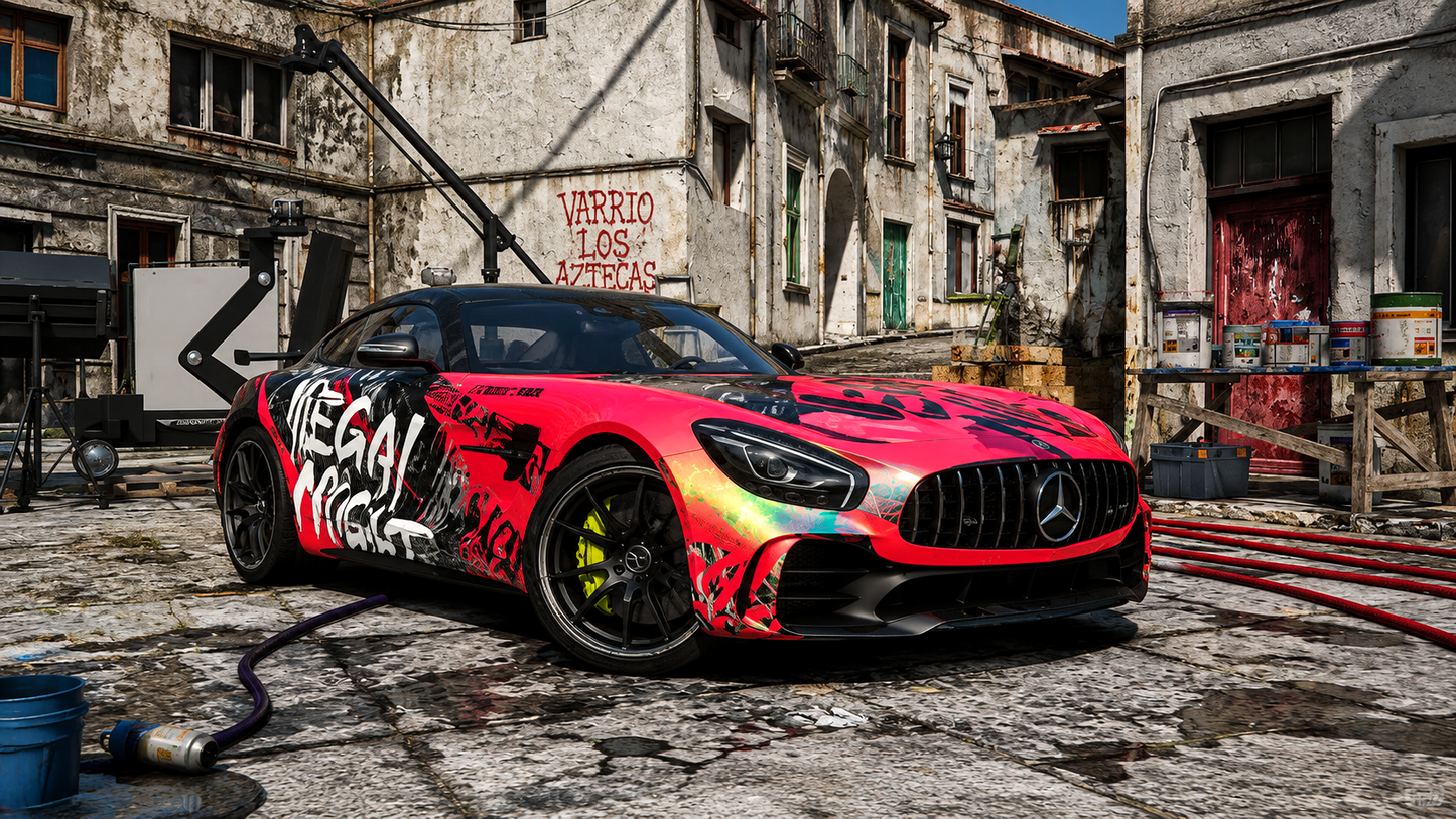 Mercedes AMG GTR illegal