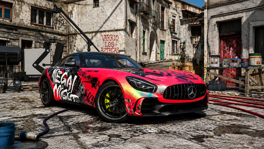 Mercedes AMG GTR illegal