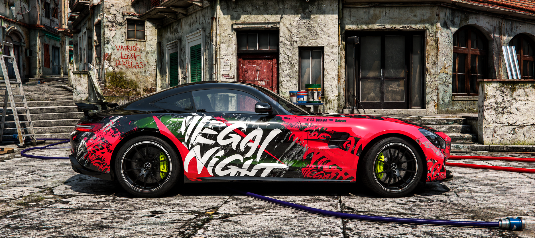 Mercedes AMG GTR illegal