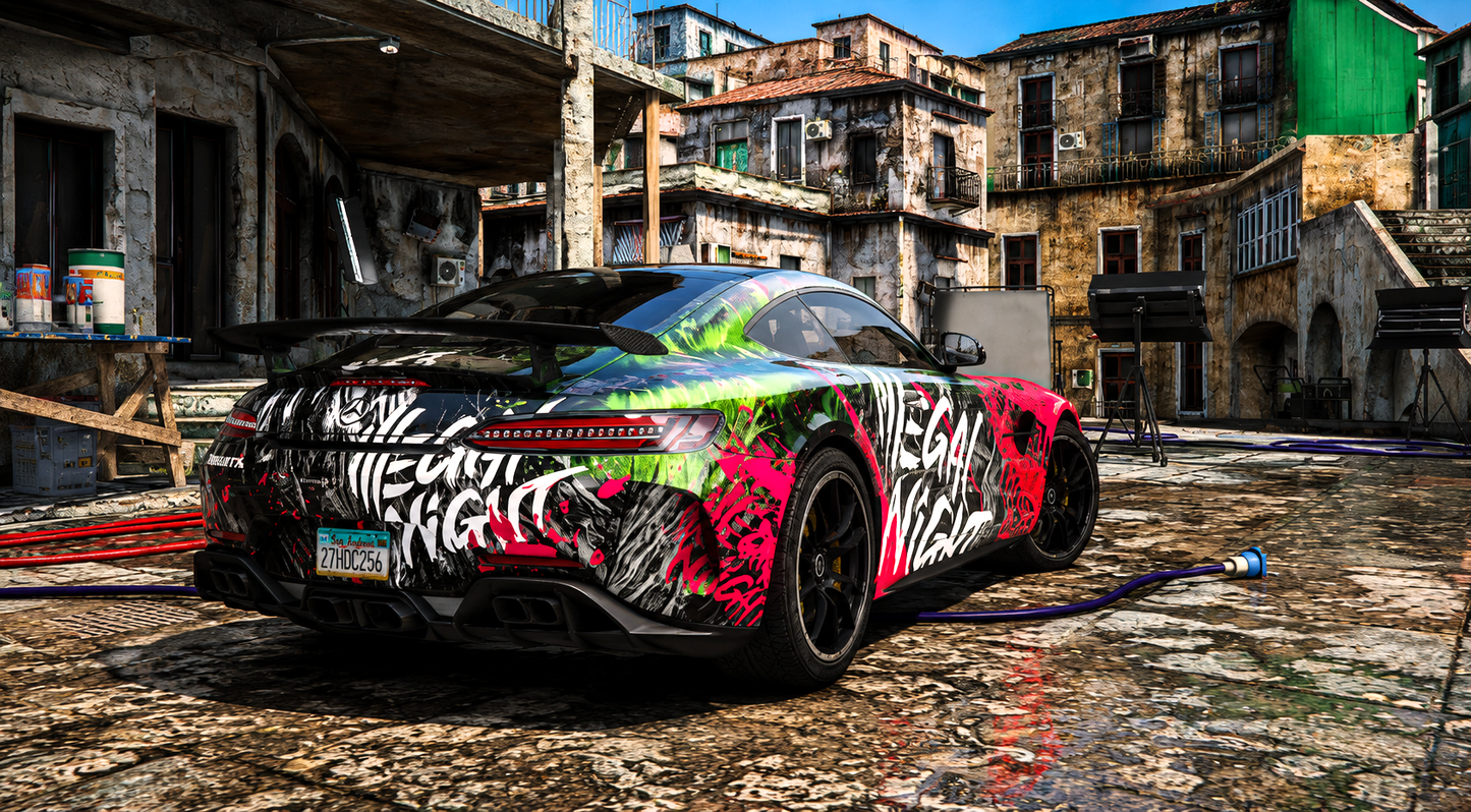 Mercedes AMG GTR illegal