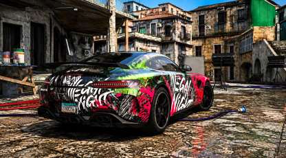 Mercedes AMG GTR illegal