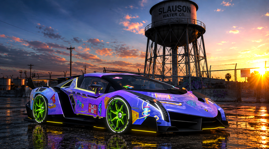 Lamborghini Veneno AORUS PC [Dinamic RGB Lights]