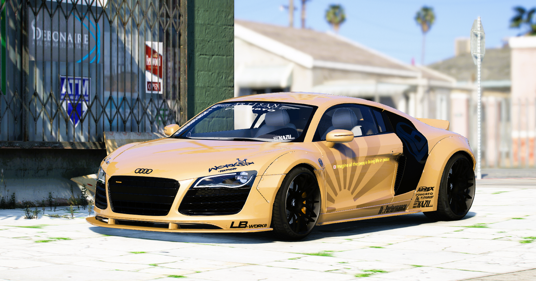Audi R8 V10 Liberty Walk Stealth Edition | Rxebite