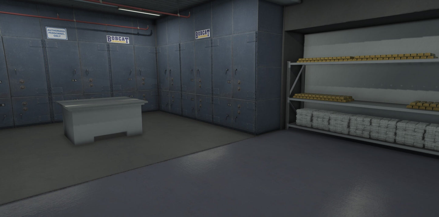  Bobcat Heist Interior (Bank)