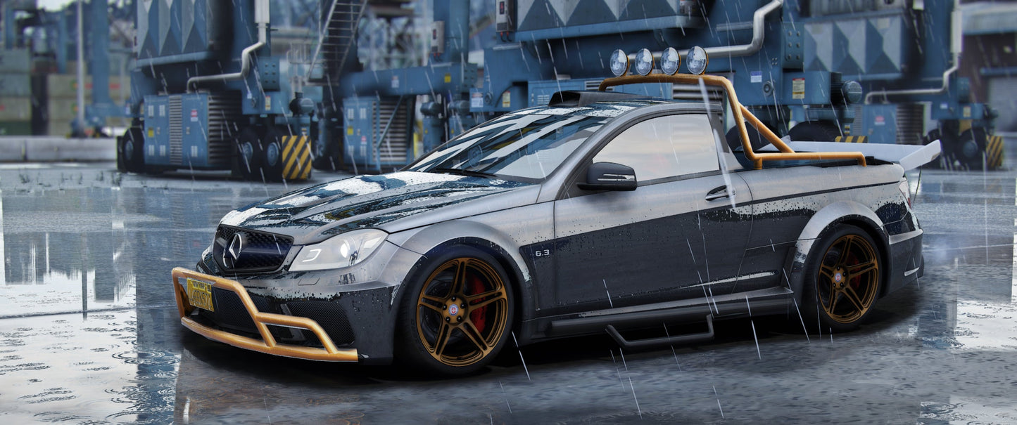 Mercedes C63 Pickup | Bleed