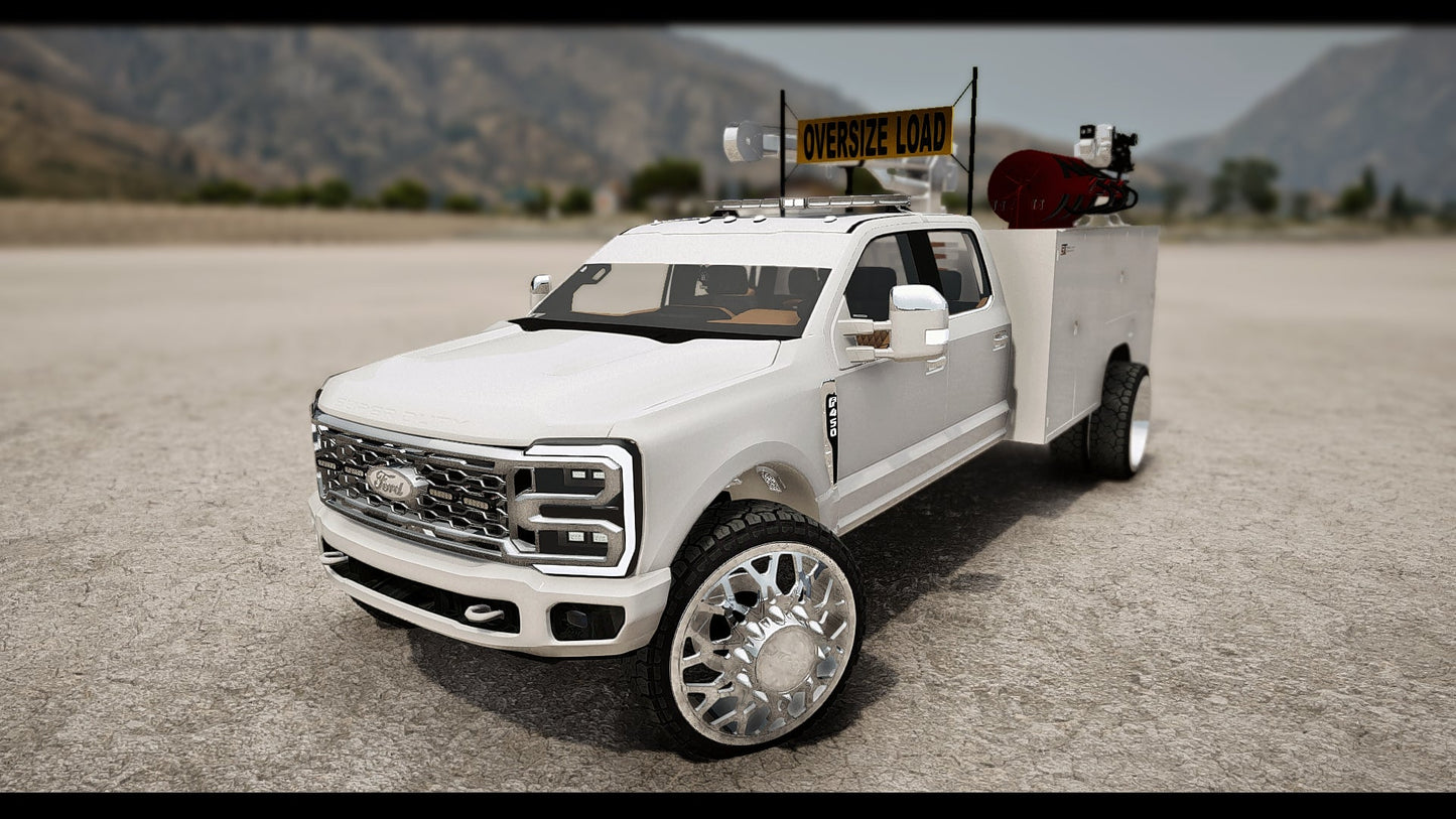 Ford F-450 Platinum Lifted Reserve Dually Service Truck | Chuckk Customs