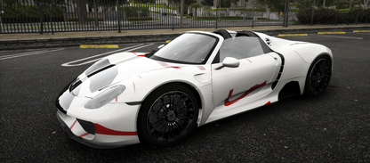 (Unbranded) Porsche 918 Spider (5 Liveries) | Exil Customs