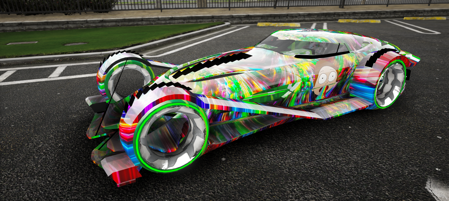 (Unbranded) Mercedes-Benz Silver Arrow Concept Rick and Morty | Dr Custom