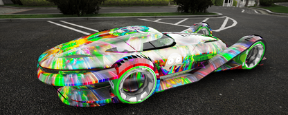 (Unbranded) Mercedes-Benz Silver Arrow Concept Rick and Morty | Dr Custom