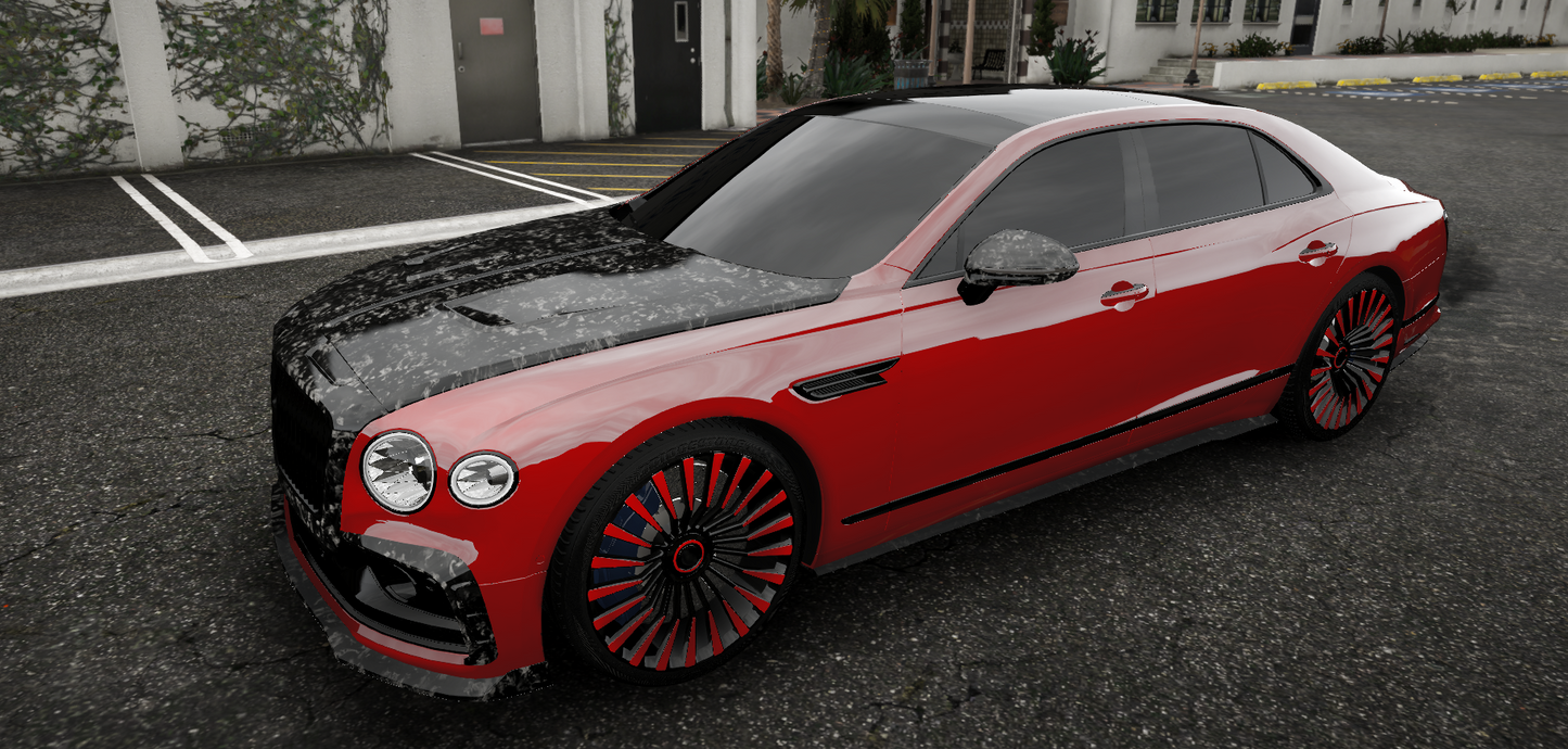 (Unbranded) 2024 Bentley Flying Spur W12 Mansory (Animated Roof) Armored  | Ahmeda1999