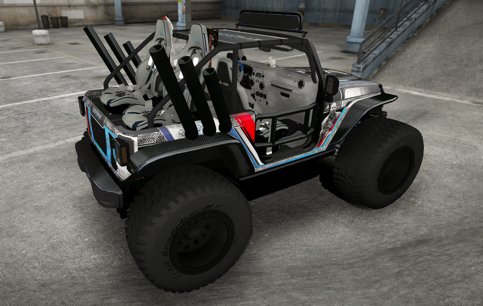 (Unbranded) Jeep Trailcat God of War | Port Baek