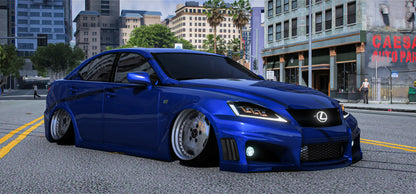 Bagged Lexus IS-F | Gibbys