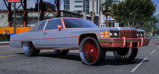 Cadillac Deville on Dubs | Gibbys