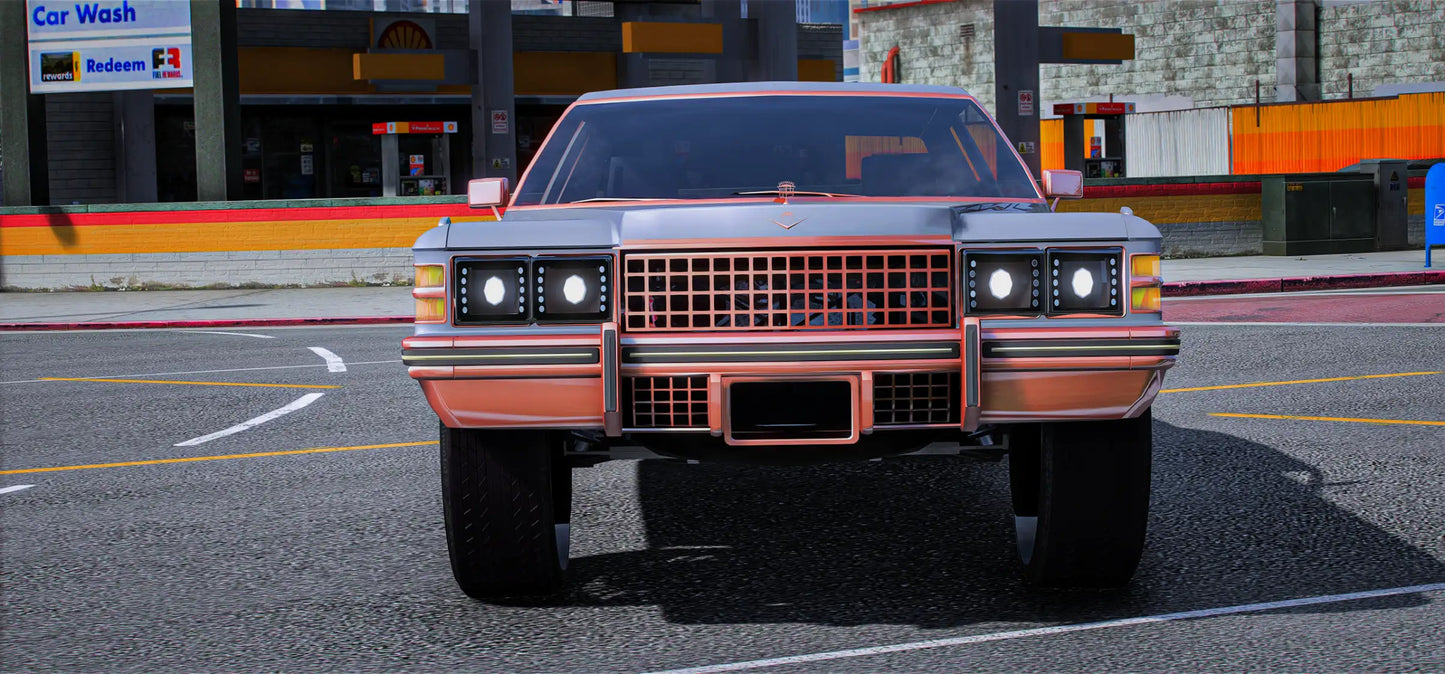 Cadillac Deville on Dubs | Gibbys
