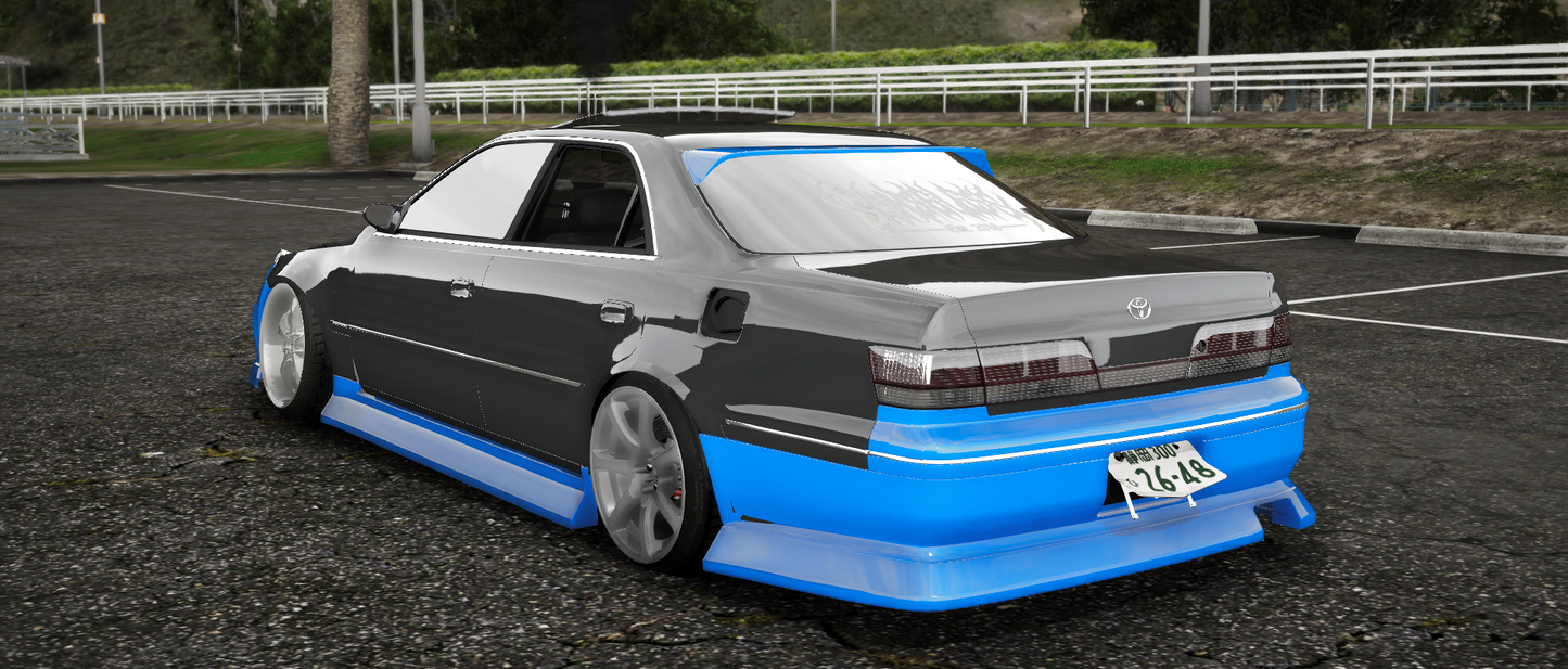 Toyota JZX100 Mark II Benz-Face Swap | Gibby