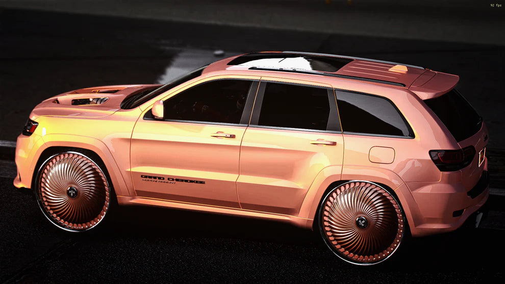 Jeep Grand Cherokee Trackhawk Gold Floater | PNUT Customs