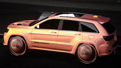 Jeep Grand Cherokee Trackhawk Gold Floater | PNUT Customs