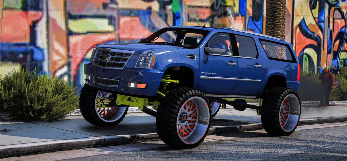 2012 Cadillac Escalade Lifted On Corleone Forged | Krazy Customs