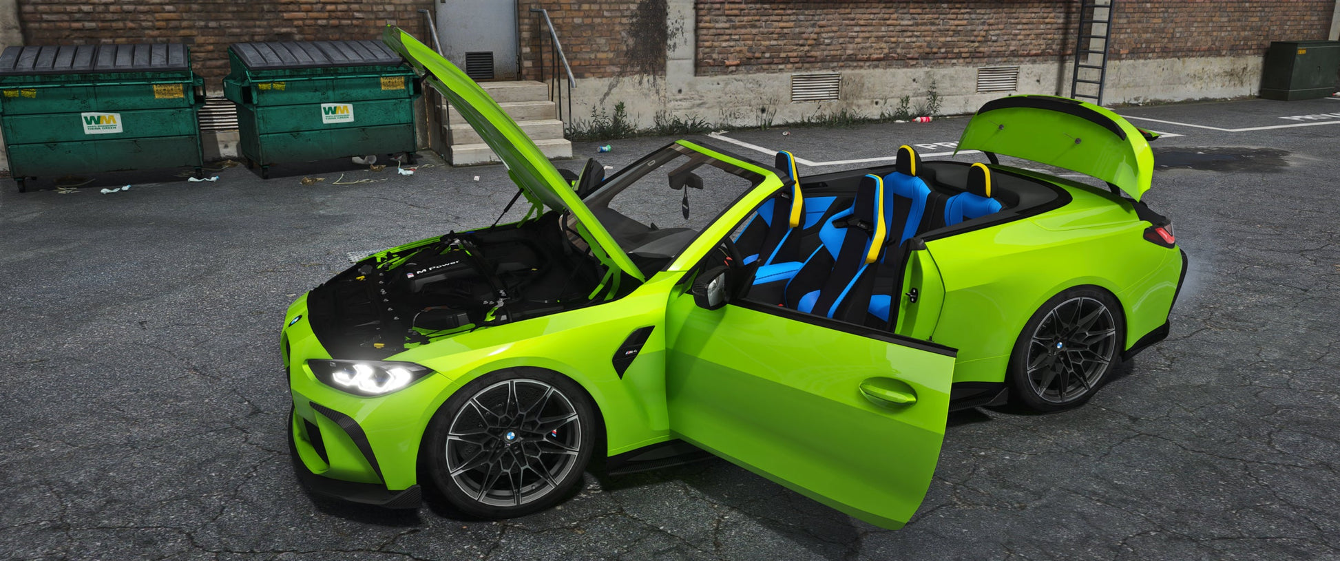 BMW M4 G83 Sport Tech [Animation Roof] | Versus