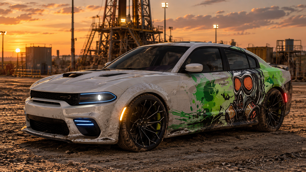 (Unbranded) Custom Dodge Charger Hellcat Widebody on Amanis (5 Liveries) Armored