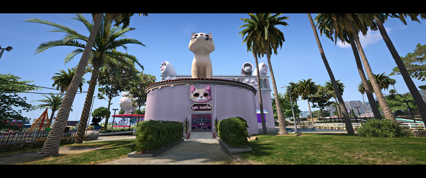  Mirror Park Cat Coffee V2 (Cafe)