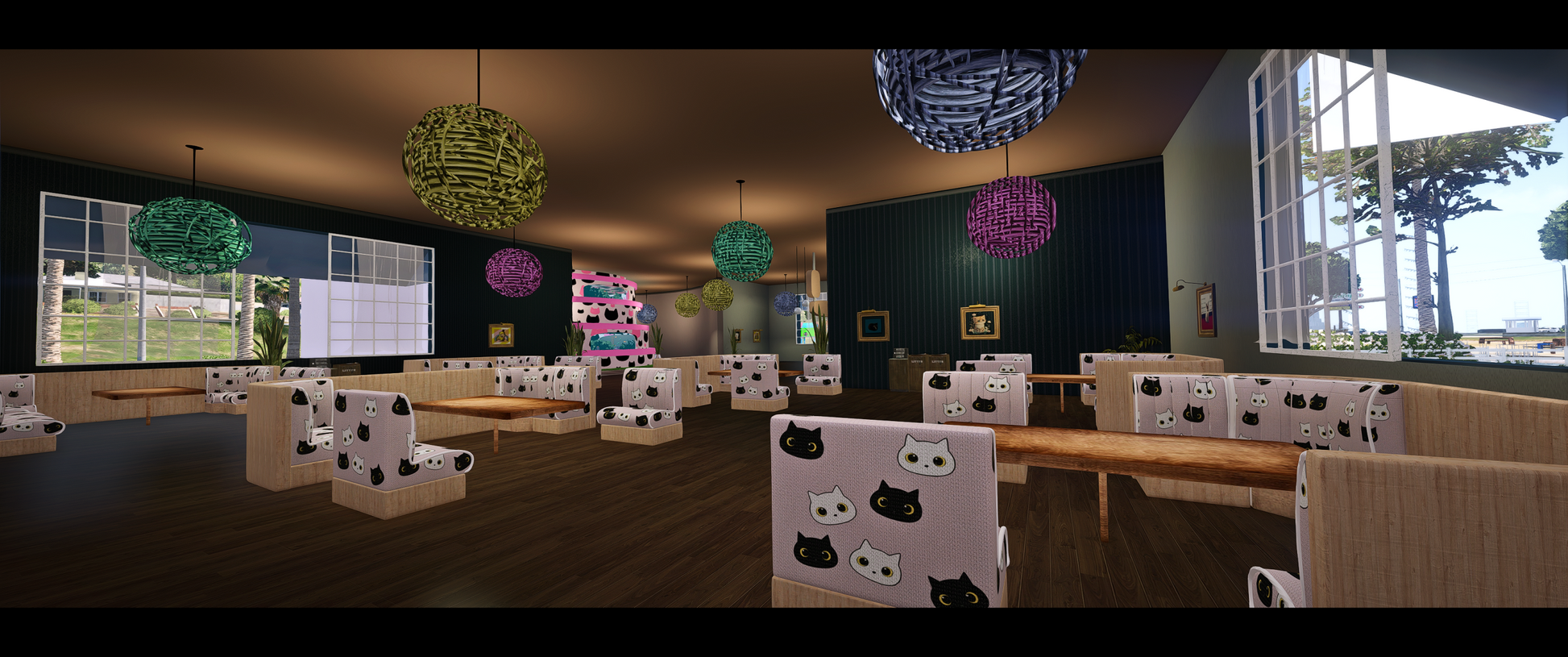  Mirror Park Cat Coffee V2 (Cafe)