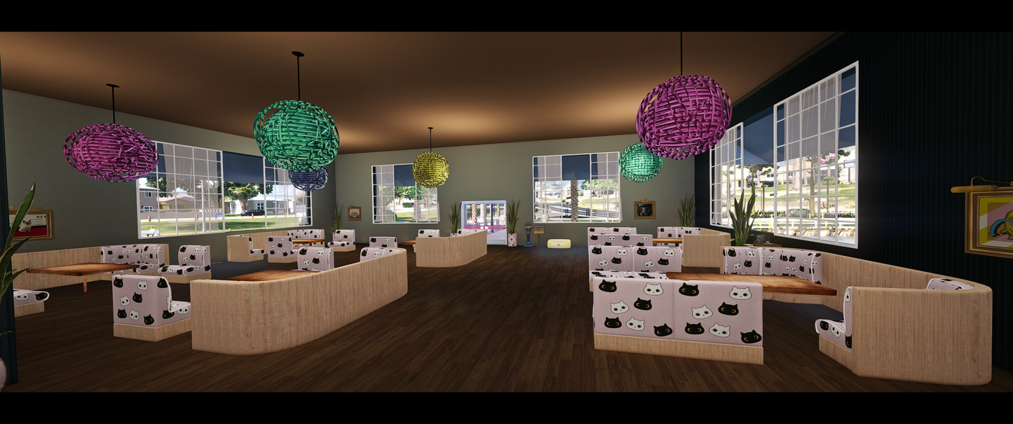  Mirror Park Cat Coffee V2 (Cafe)