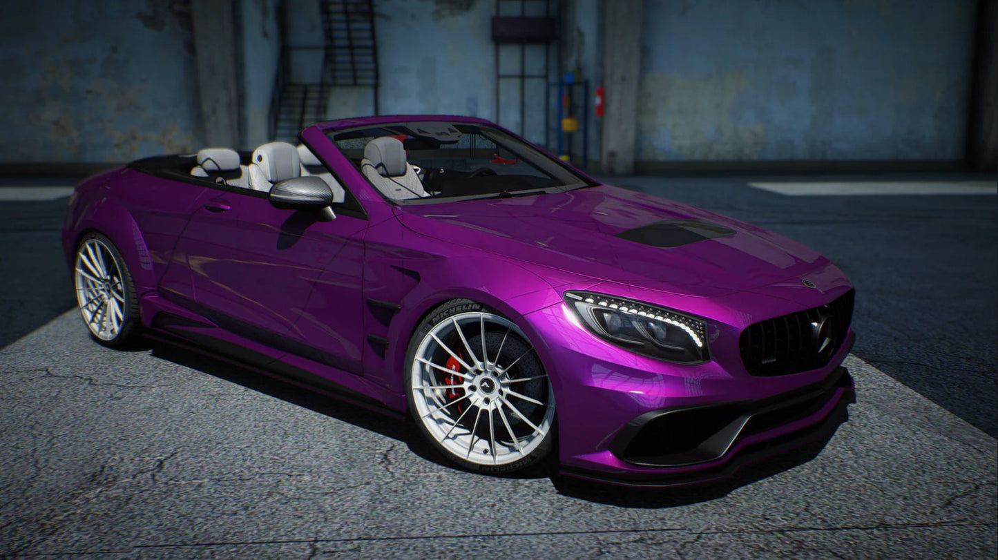 2020 Mercedes S63 AMG Convertible [Animation Roof] [75+ Tunings Part + 17 Liveries] | ElioMinat