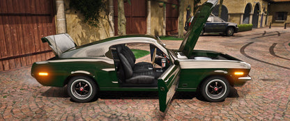 Ford Mustang Bullit Vert 1967 | Elcreador