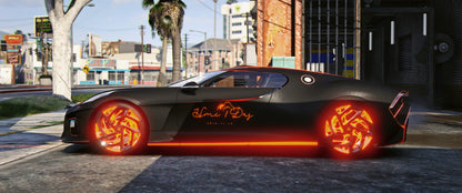 Bugatti LA Voiture Noire [Dinamic Lights]