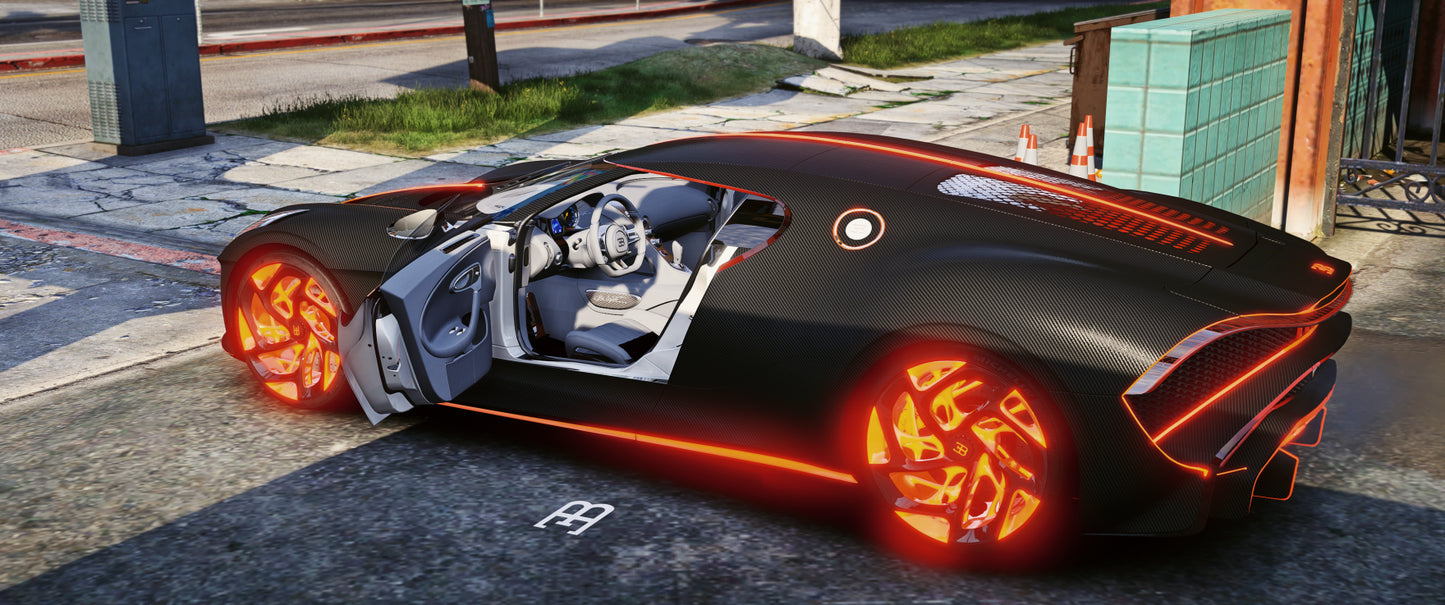 Bugatti LA Voiture Noire [Dinamic Lights]