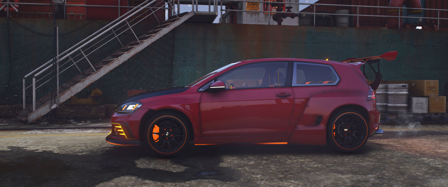 Volkswagen Golf 7 [105+ Tuning Parts] [Dinamic Lights]