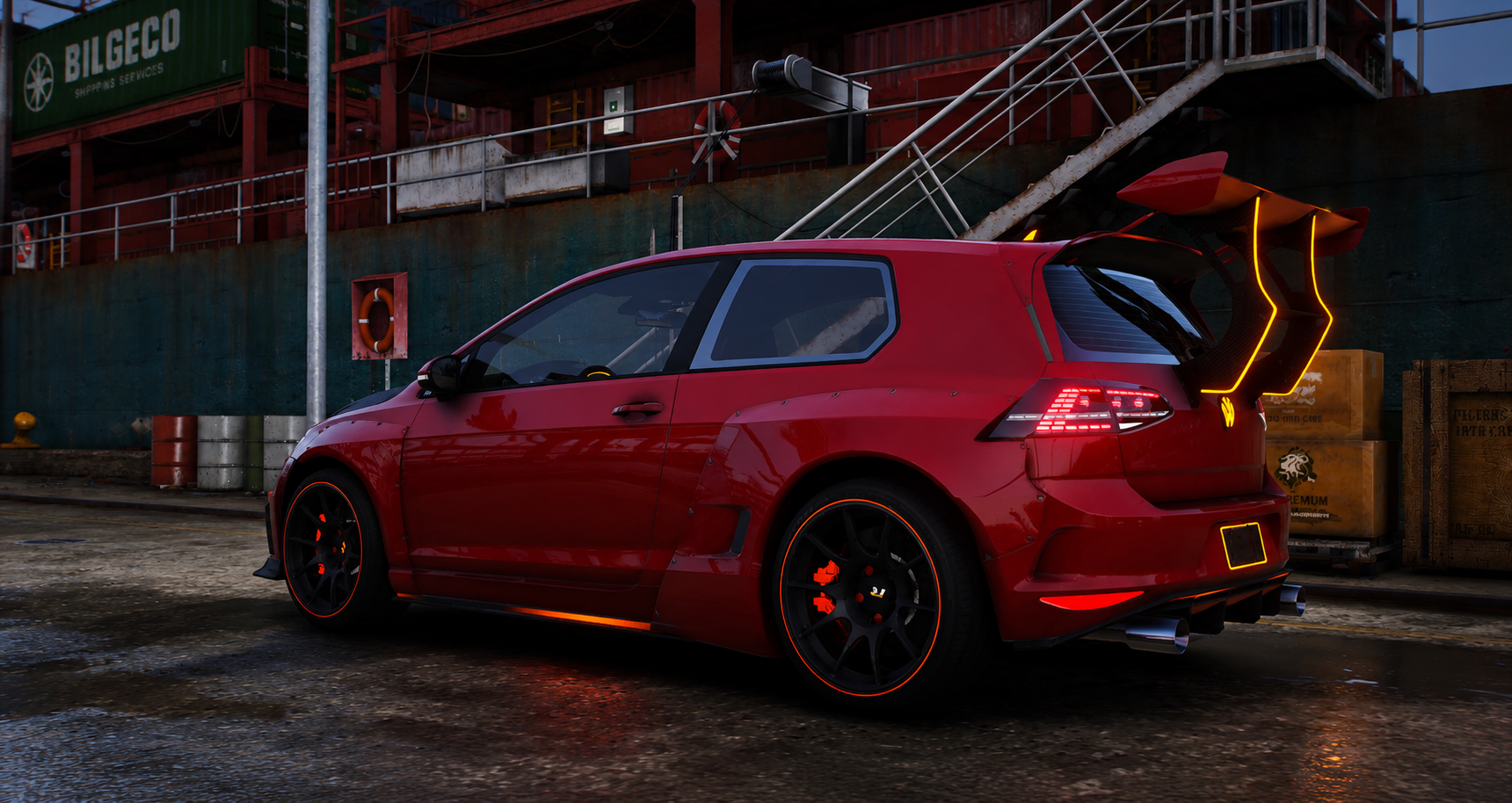Volkswagen Golf 7 [105+ Tuning Parts] [Dinamic Lights]