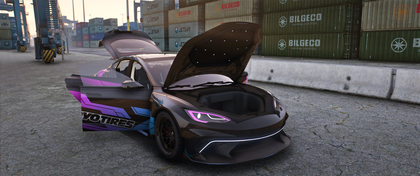 Tesla Model S (Dynamic Lights) | Port Baek
