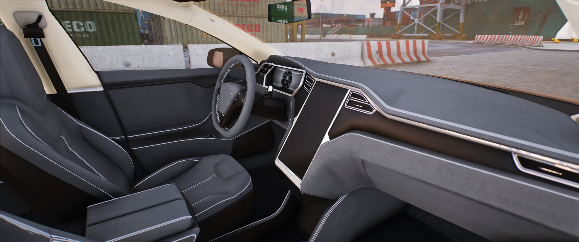 Tesla Model S (Dynamic Lights) | Port Baek