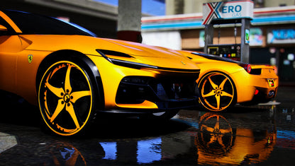 2023 Ferrari Purosangue on Forgiatos v2 | PNUT Customs - pnutangue23