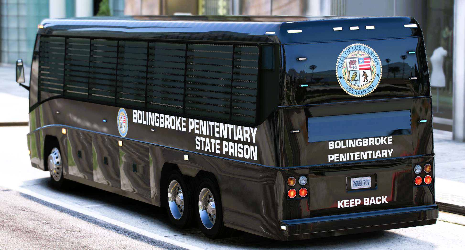 MCI J4500 “Blackcell” Prison Transport (10 Seater) | VSFR