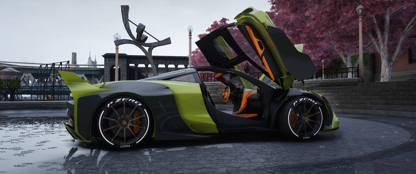 McLaren 720S Zacoe Galaxy Carbon Fiber WideBody | Rmod Customs