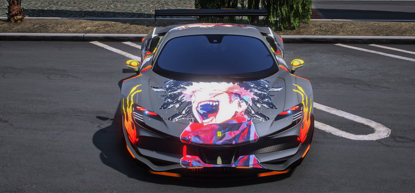 Ferrari SF90 Jujutsu Kaisen [Dinamic Lights]