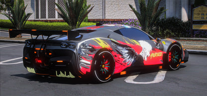 Ferrari SF90 Jujutsu Kaisen [Dinamic Lights]