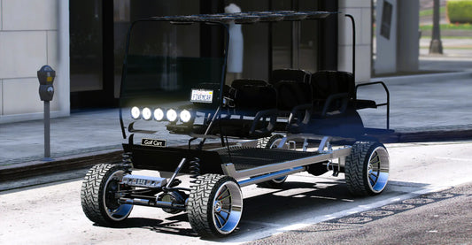 Custom Lifted Golf Cart | SG