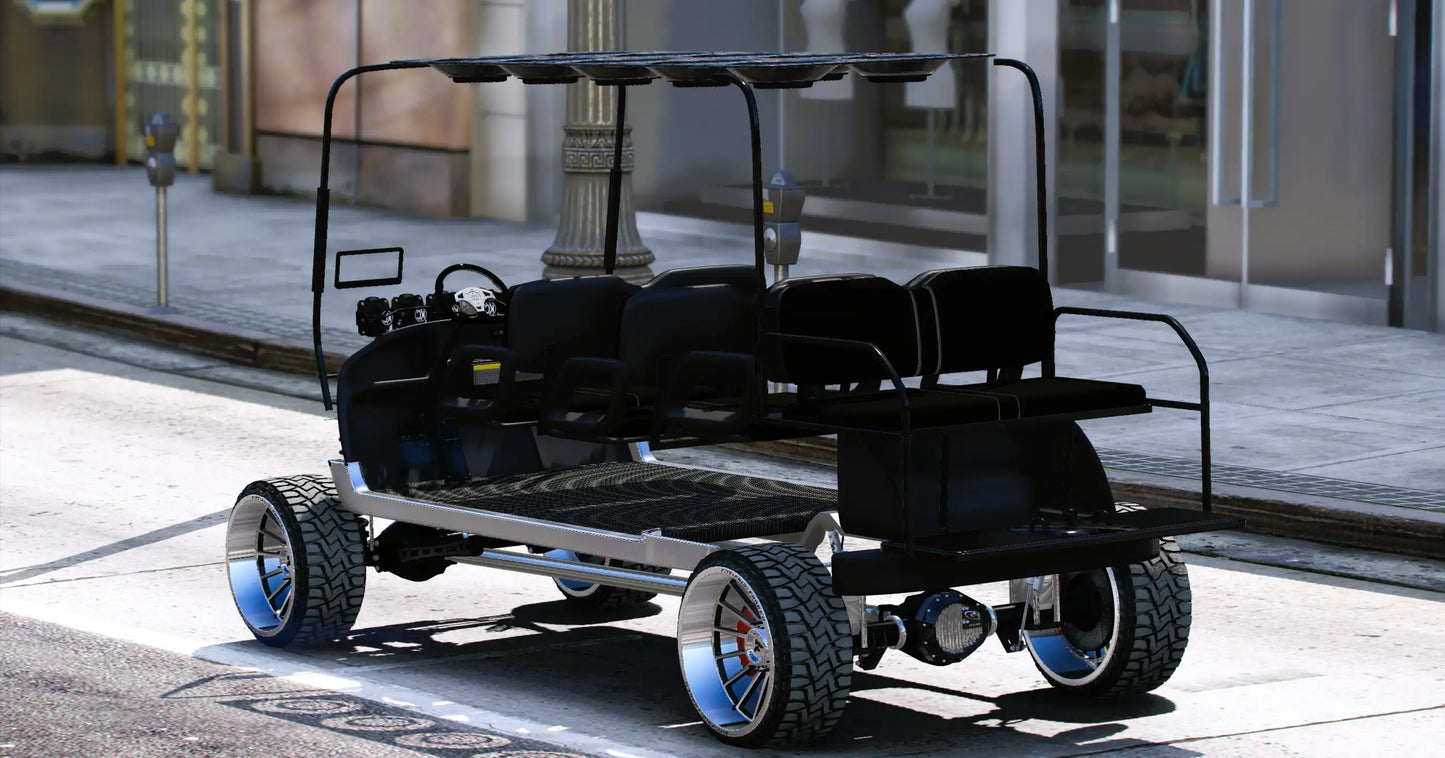 Custom Lifted Golf Cart | SG