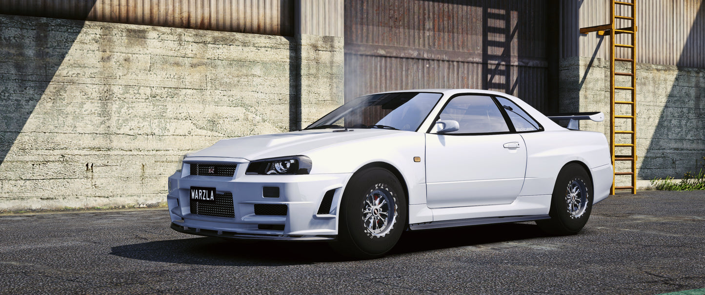 2500HP+ Nissan Skyline R34 GTR