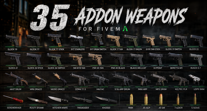 Rogue Weapon Pack 35 Addon Weapons