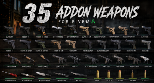 Rogue Weapon Pack 35 Addon Weapons