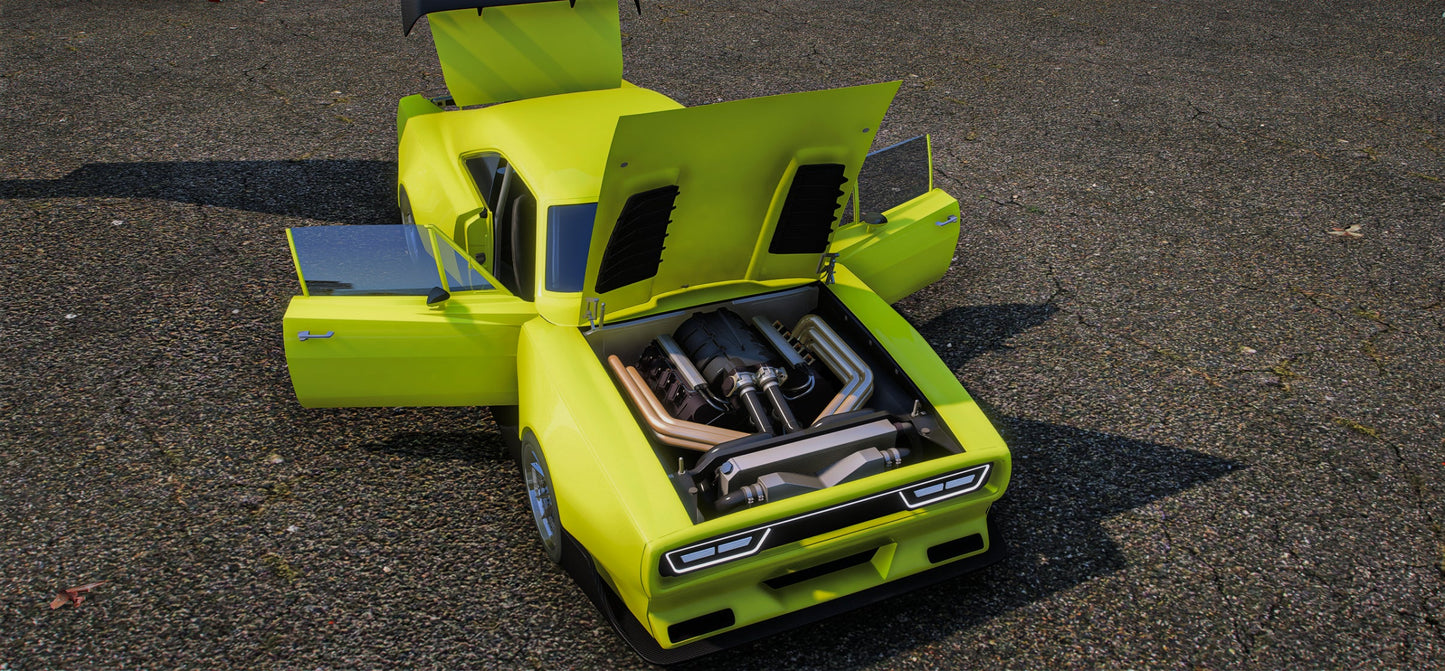 (Lore-Friendly)) 1969  Charger Classic SS Kit | Widekit