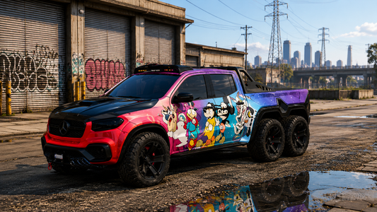 Mercedes Benz X Class Cartoonish